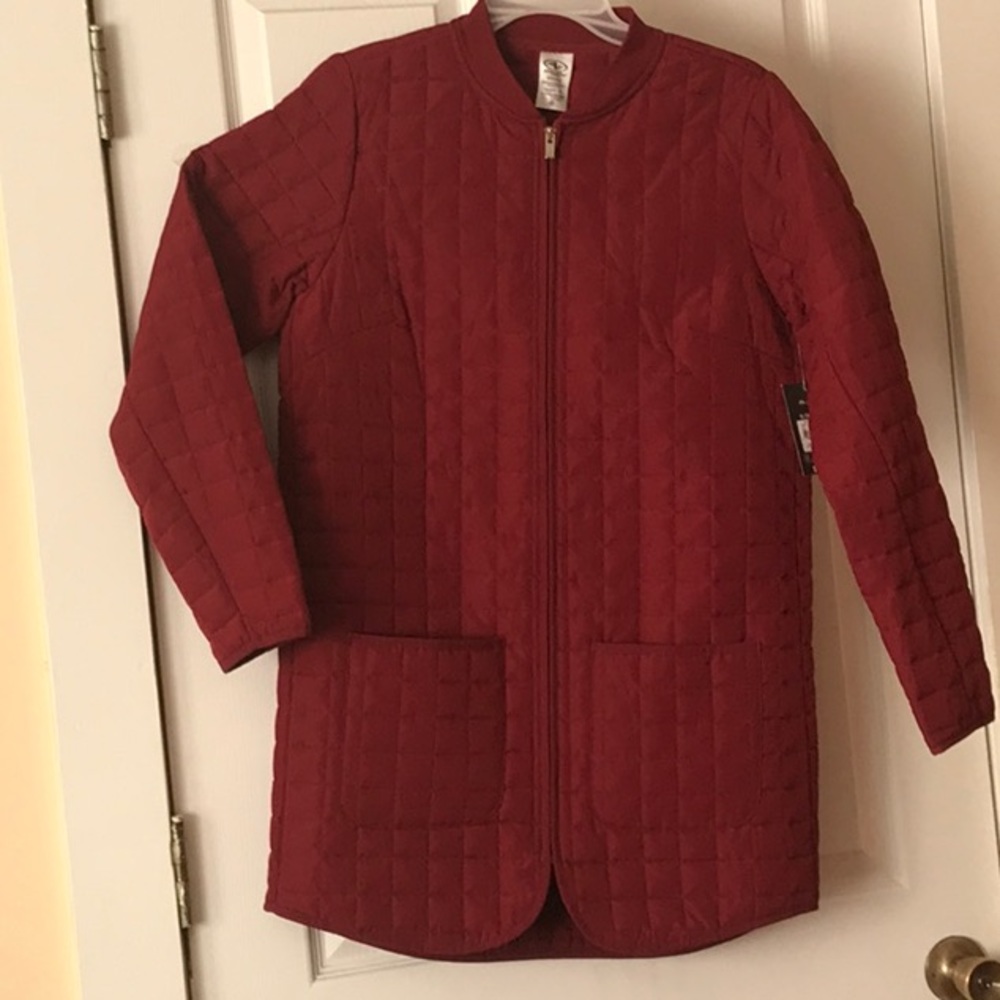 Athletic Quilted Tunic Jacket NWT S/CH (4-6)